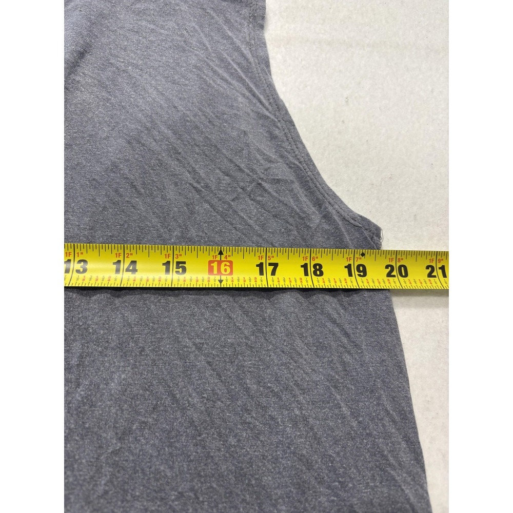 Tinywillow Womens Large Gray Crew Neck Ladder Cutout Sleeveless Tank Top - Picture 8 of 8